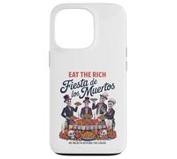 Eat Rich Día de los Muertos - Anti-Greed Social Justice Carcasa para iPhone 13 Pro