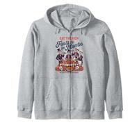 Eat Rich Día de los Muertos - Anti-Greed Social Justice Sudadera con Capucha