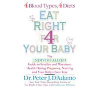 Eat Right for Your Baby: The Individulized Guide to Fertility and Maximum Heatlh During Pregnancy (Eat Right 4 Your Type)