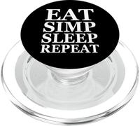 Eat Simp Sleep Repeat Funny Simp Huzz Meme Gift For Simps PopSockets PopGrip para MagSafe