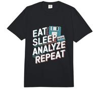 Eat Sleep Analyze Repeat Data Analytics Ingeniería de Datos Comfort Colors Adult Heavyweight T-Shirt