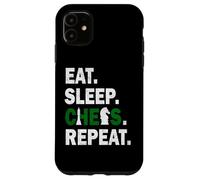 Eat Sleep Chess Repeat Chess Player Funny Hombres Mujeres Deportes Carcasa para iPhone 11