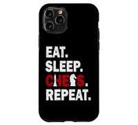 Eat Sleep Chess Repeat Chess Player Funny Hombres Mujeres Deportes Carcasa para iPhone 11 Pro