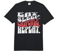 Eat Sleep Chipotle Repeat Fan Player Divertido Comfort Colors Adult Heavyweight T-Shirt