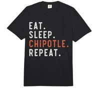 Eat Sleep Chipotle Repeat Fan Player Divertido Comfort Colors Adult Heavyweight T-Shirt