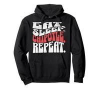 Eat Sleep Chipotle Repeat Fan Player Divertido Sudadera con Capucha