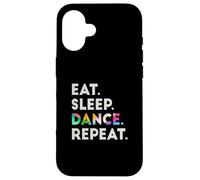 Eat Sleep Dance Repeat #2 Cool Dancer Carcasa para iPhone 16