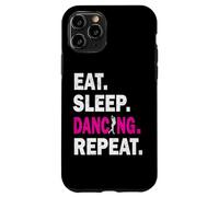 Eat Sleep Dance Repeat Dancing Player Funny Hombres Mujeres Deportes Carcasa para iPhone 11 Pro