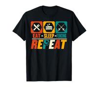 Eat Sleep Fencing Repeat - Funny Fencing Fencer Lover Camiseta