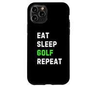 Eat Sleep Golf Repeat Cool Funny Golfing Carcasa para iPhone 11 Pro