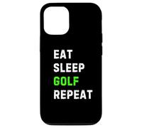 Eat Sleep Golf Repeat Cool Funny Golfing Carcasa para iPhone 12/12 Pro