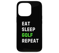 Eat Sleep Golf Repeat Cool Funny Golfing Carcasa para iPhone 13 Pro