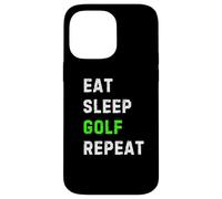 Eat Sleep Golf Repeat Cool Funny Golfing Carcasa para iPhone 14 Pro MAX