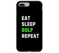 Eat Sleep Golf Repeat Cool Funny Golfing Carcasa para iPhone 7 Plus/8 Plus