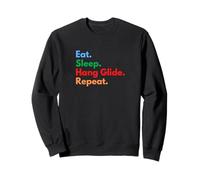 Eat Sleep Hang Glide Repeat para planeadores y Amantes Sudadera