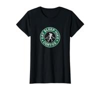 Eat Sleep Hike CAFÉ Senderismo Senderismo Aventura Diseño Inspirado Camiseta gráfica económica, Mujer, Negro, S
