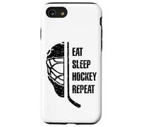 Eat Sleep Hockey Repeat For Teens Adults Cool Hockey Fans Carcasa para iPhone SE (2020) / 7/8