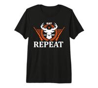 Eat Sleep Hunt Repeat Hunting Hunter Life Adventure Nature Camiseta Premium