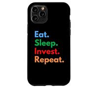 Eat Sleep Invest Repeat para inversores o operadores de acciones Carcasa para iPhone 11 Pro