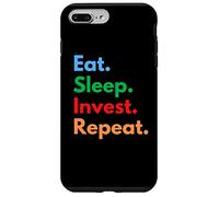 Eat Sleep Invest Repeat para inversores o operadores de acciones Carcasa para iPhone 7 Plus/8 Plus