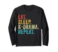 Eat Sleep K-Drama Repeat TV Película de fans coreana Televisión Manga Larga