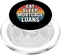 Eat Sleep Mortgage Loans Broker Real Estate Routine - PopSockets PopGrip para MagSafe
