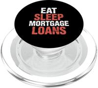 Eat Sleep Mortgage Loans Broker Real Estate Routine |- PopSockets PopGrip para MagSafe