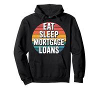Eat Sleep Mortgage Loans Broker Real Estate Routine - Sudadera con Capucha