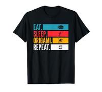 Eat Sleep Origami Repeat for Creative Paper Art Fans Camiseta