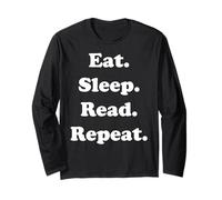 Eat Sleep Read Repeat Book Enthusiast Manga Larga