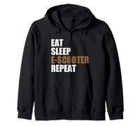 Eat Sleep Scooter Repeat I Electric Scooter Sudadera con Capucha
