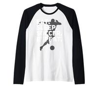 Eat Sleep Soccer Repeat - USA Football Fan Boy Girl Hombres Mujeres Camiseta Manga Raglan