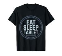 Eat Sleep Tablet Broma de Kid Tech Kid de Pantalla - Camiseta gráfica económica