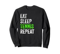 Eat Sleep Tennis Repeat Cool Regalo para Jugador/Sudadera
