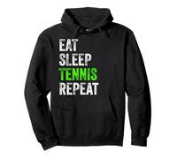 Eat Sleep Tennis Repeat Cool Regalo para Jugador/Sudadera con Capucha
