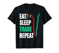 Eat Sleep Trade Repeat Camiseta