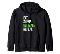 Eat Sleep Ultimate Repeat - Funny Frisbee Sudadera con Capucha