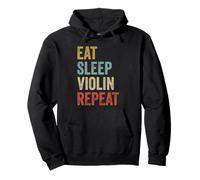 Eat Sleep Violin Repeat Músico Violinista Sudadera con Capucha