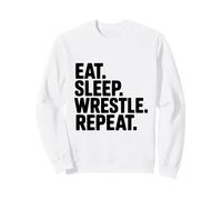 Eat Sleep Wrestle Repeat Sudadera