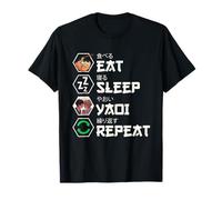 Eat Sleep Yaoi Repeat Anime Yaoi Boy's Love Manga Kawaii Camiseta
