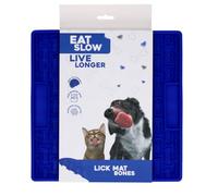 Eat Slow Live Longer - Alfombrilla para fugas, 21 x 21 cm, cuadrada, para olfatear