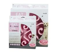Eat Slow Live Longer Comedero Original S/M - Ø20,5 cm - Comedero Perro antivoracidad - Comedero Lento para Perros - Antideslizante - Adecuado para Perros Grandes - Rosa