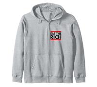 Eat the rich Sudadera con Capucha