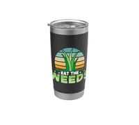 Eat The Weeds Retro Medicina Alternativa Herbolaria Herbolaria Vaso térmico de acero inoxidable de doble pared