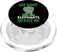 Eat What Elephants Eat - Vegano Vegetariano PopSockets PopGrip para MagSafe