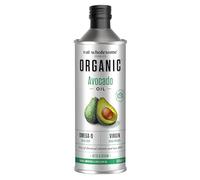 Eat Wholesome Aceite De Aguacate Orgánico, 500ml - Prensado En Frío, Sin Refinar, Alta Fuente De Omega 9, 100% Puro Y Natural, Rico En Grasas Monoinsaturadas, Alto Punto De Humo, Vegano