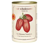 Eat Wholesome Tomates San Marzano DOP, 400g (Paquete De 12) - Naturalmente Dulces, Perfectos Para Salsas De Pasta, Salsas De Pizza Y Más, Veganos, Revestimiento Sin BPA