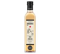 Eat Wholesome Vinagre De Arroz Crudo Orgánico, 500ml - Galardonado, Sin Filtrar, Fermentado Naturalmente, Con La Madre, 5% Acidez, Vegano, Botella De Vidrio, Envase Neutro En CO2