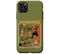 Eat Your Greens Bigfoot Sasquatch Retro Funny Adult Humor Carcasa para iPhone 11 Pro Max