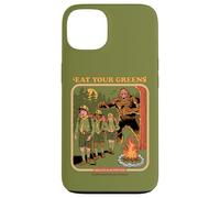 Eat Your Greens Bigfoot Sasquatch Retro Funny Adult Humor Carcasa para iPhone 13